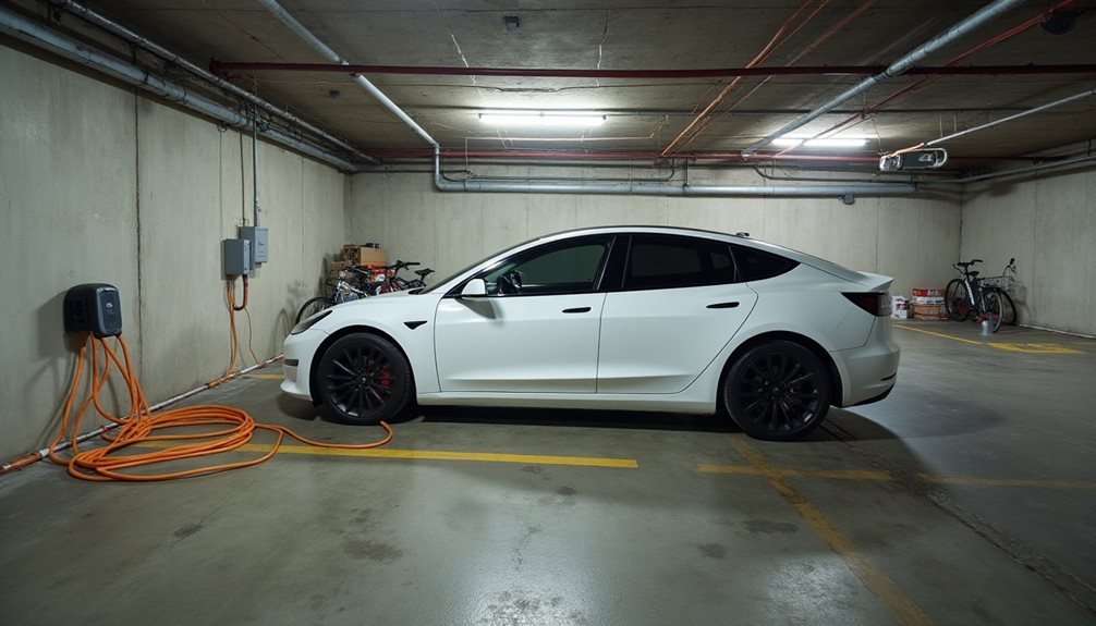 apartment tesla charging challenges
