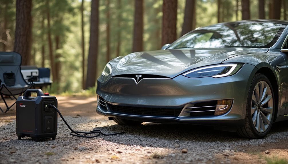 generator powered emergency charging