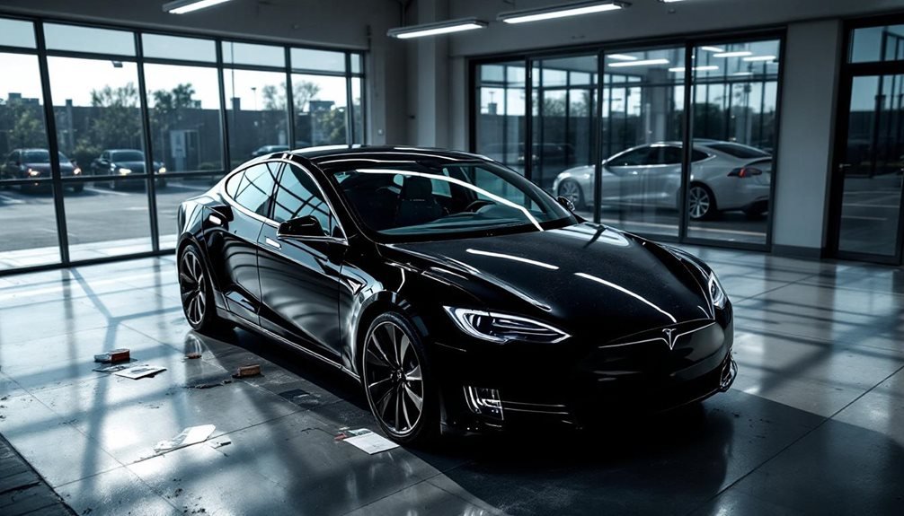 tesla car value decline