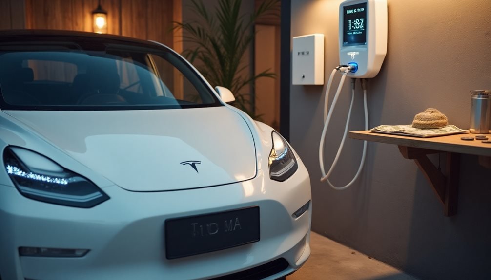 tesla charging costs comparison
