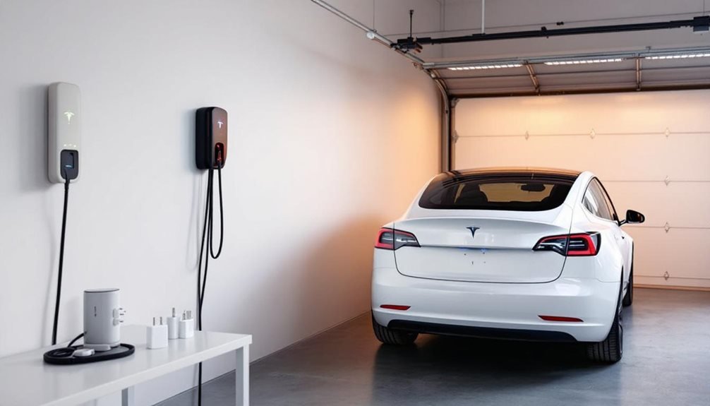 tesla home charging options