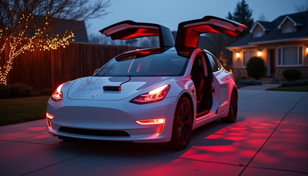 tesla light show setup