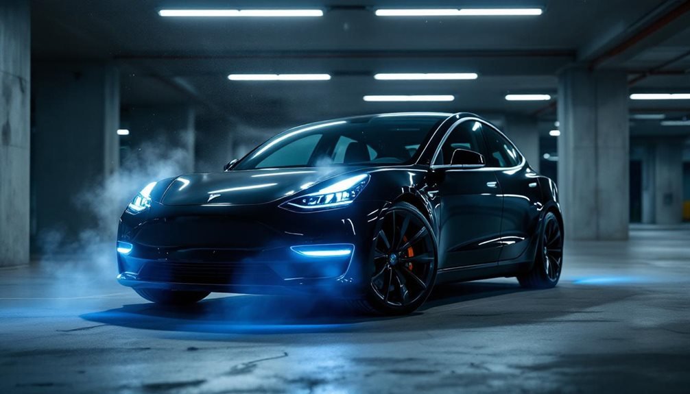 tesla parking noise issues