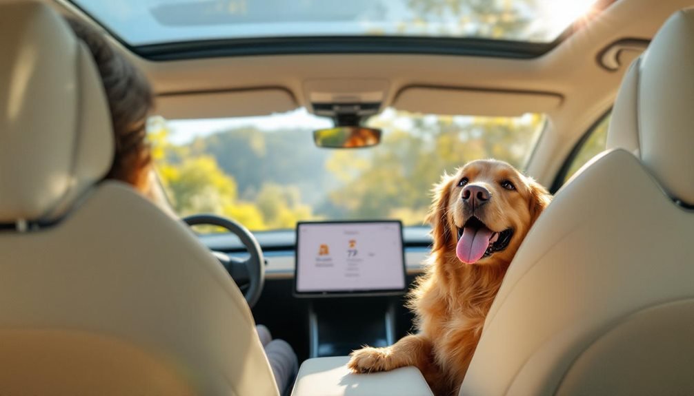 tesla pet safety feature