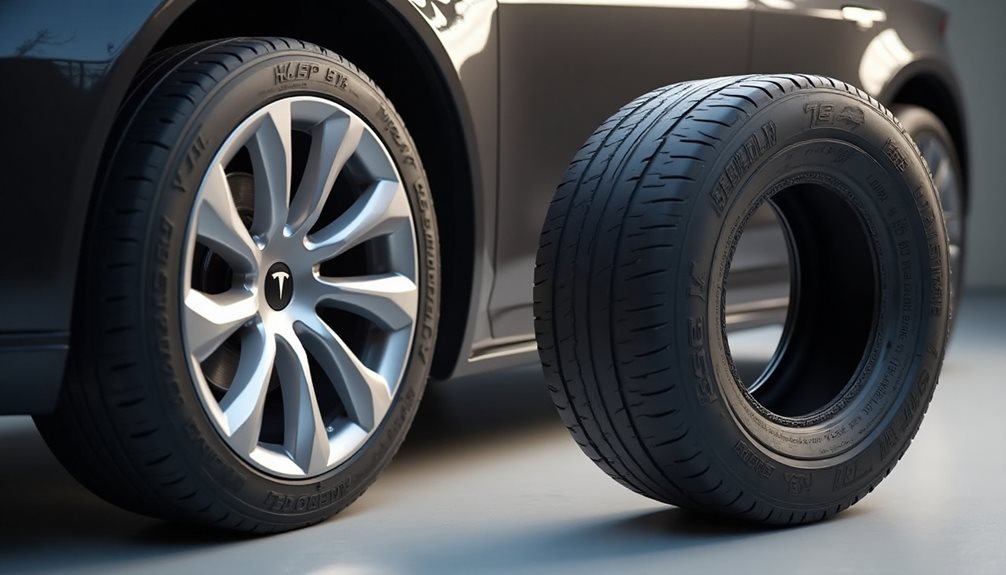 tesla prioritizes ride quality over run flats