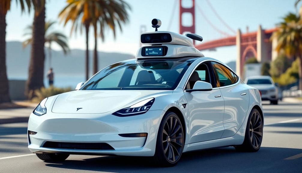 tesla robotaxi launches california