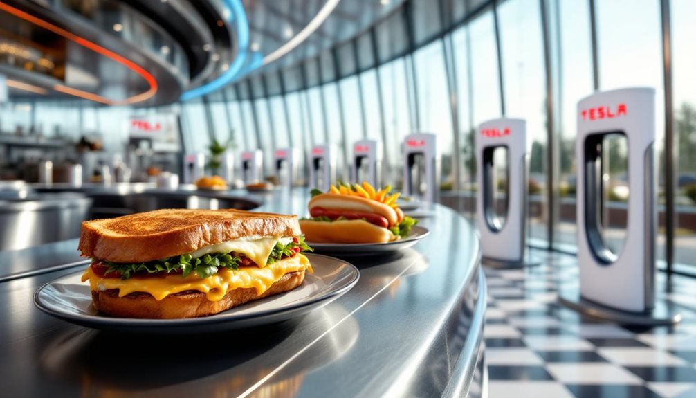 tesla s modern diner menu