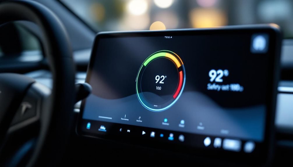 tesla safety score system