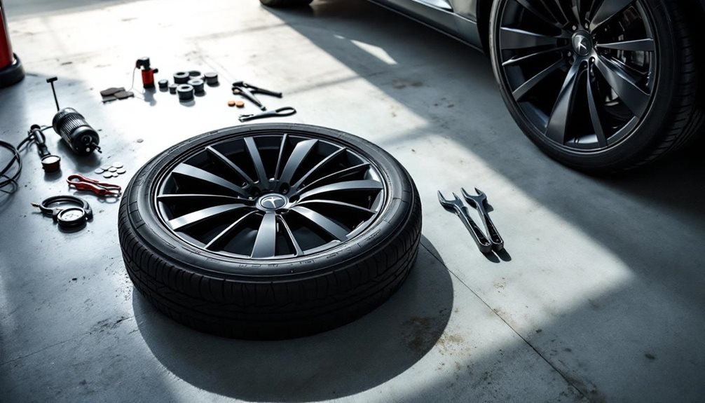 tesla tire repair costs