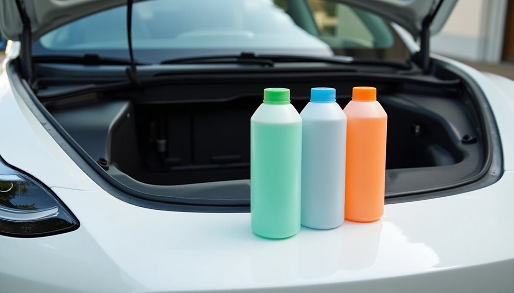 tesla windshield fluid guidelines