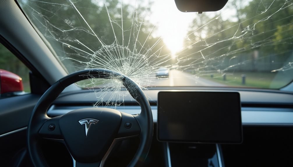 tesla windshield replacement delays