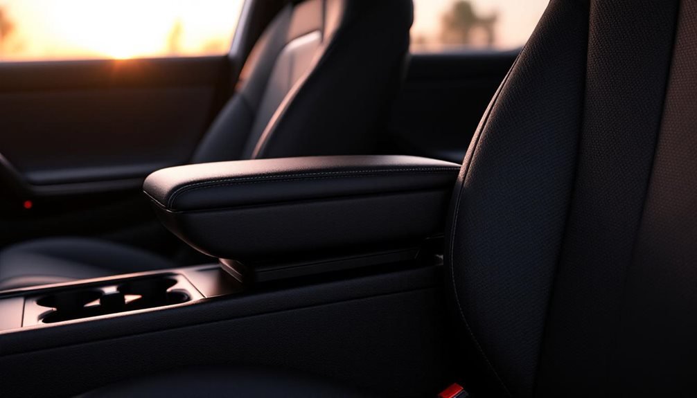 luxurious tesla model y armrests