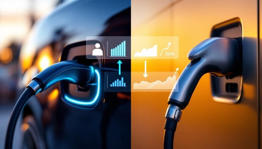 charging evs vs gas costs