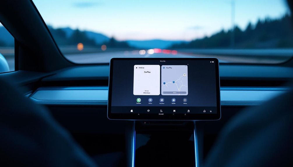 tesla adds apple carplay