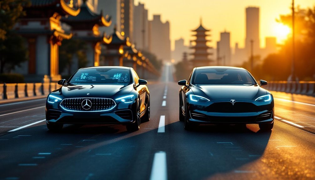 tesla mercedes approved in car ai