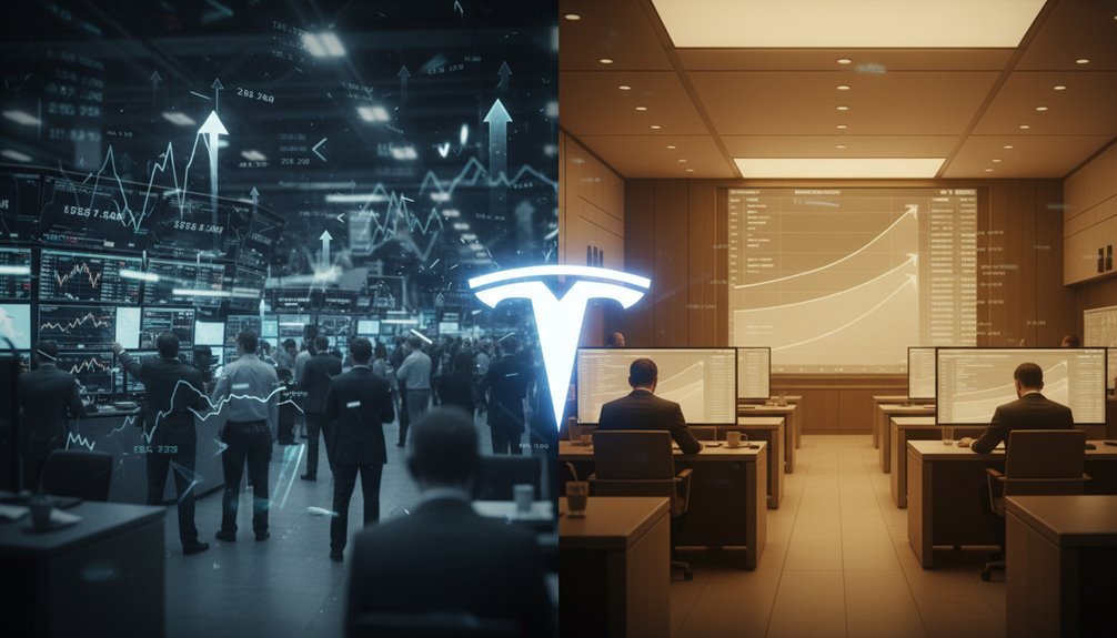 retail traders buy tesla