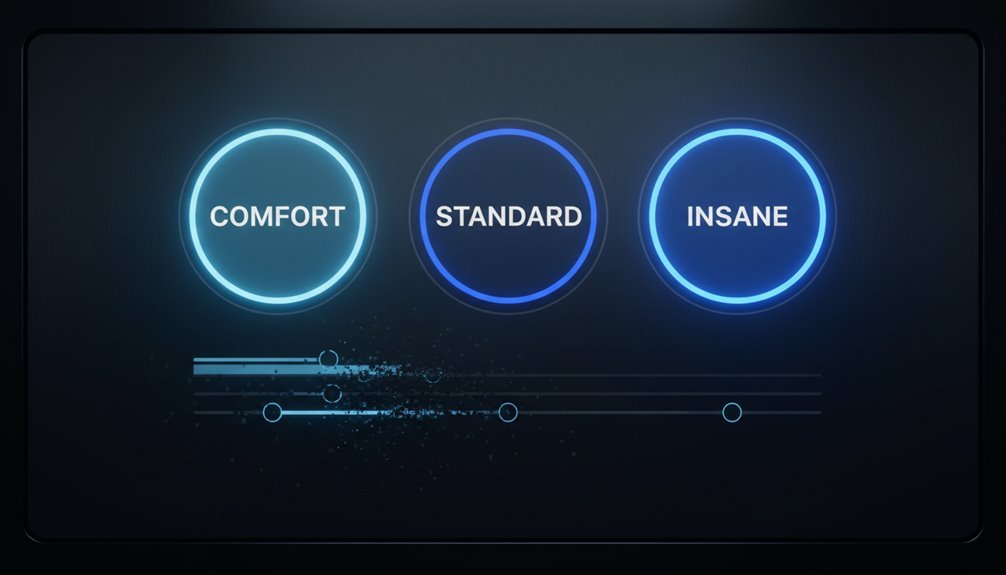 suspension controls simplified drastically