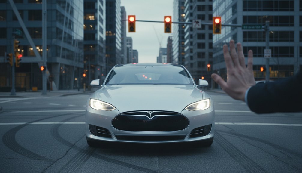 tesla fsd ignores traffic rules