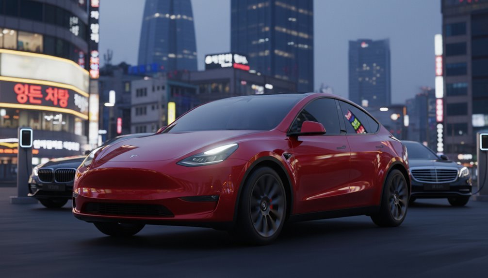 tesla leads south korean market